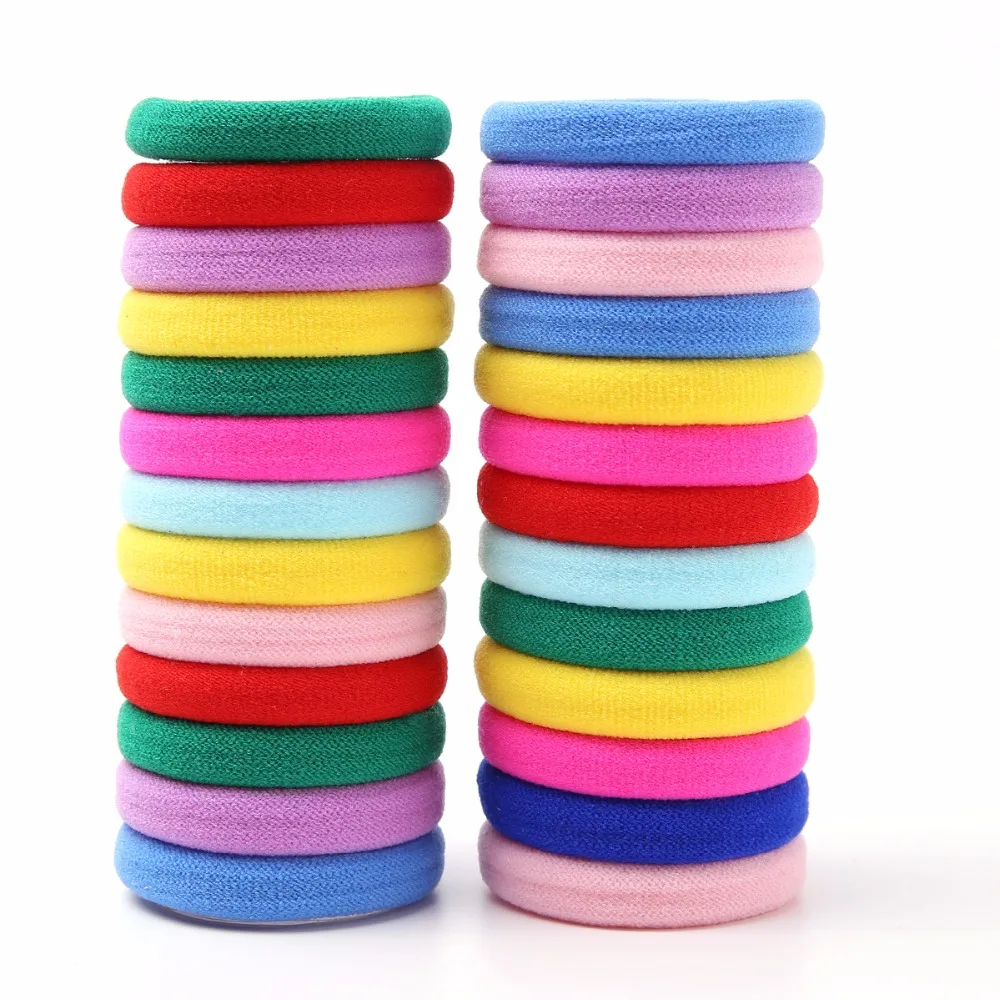 Резинка для волос ярких цветов 100 шт./лот | Повязки на голову