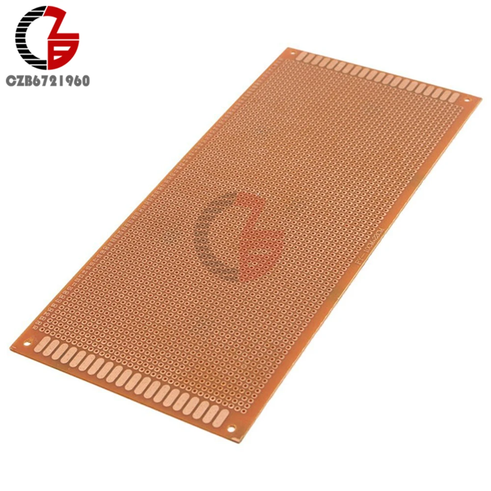 10x22 см DIY Универсальная бакелитовая пластина бумага Прототип PCB макет Эксперимент Матрица доска односторонний лист медь