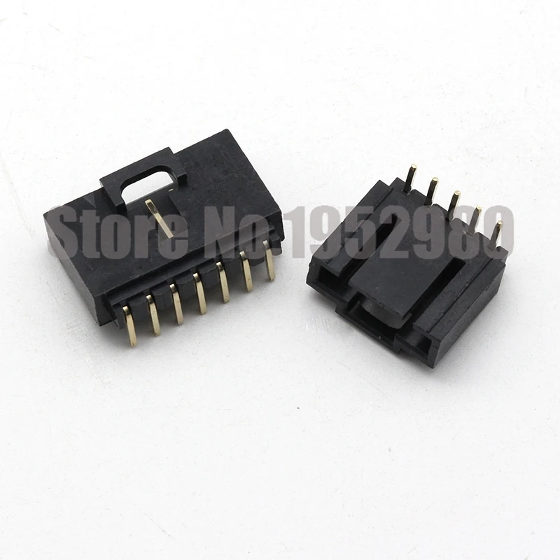 100 шт. MX2.54 Dupont прямоугольный разъем 2/3/4/5/6/8/10/12 pin с пряжкой для ремня 2 54 мм