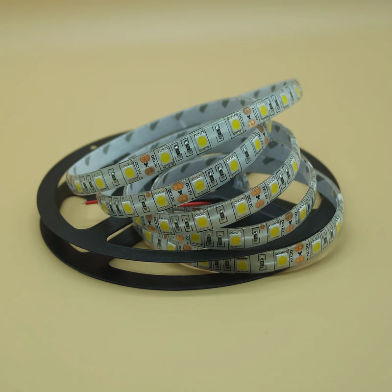 Светодиодная лента 5050 DC12V 60 светодиодов/м гибкая светодиодная RGB Диодная
