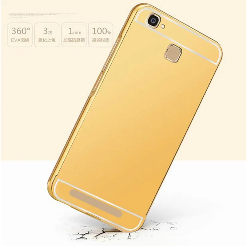 Чехол для zte Blade A610, роскошный, розовое золото, алюминиевый, зеркальный, задняя крышка, чехол для zte Blade A610 A 610, чехол, защитная сумка для телефона