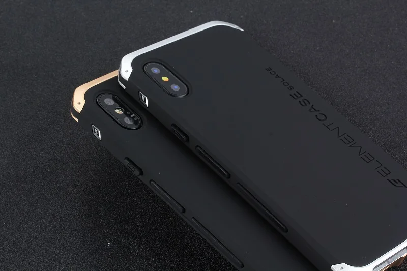 Случай для iPhone X 10 7 Plus чехол s Роскошный Алюминиевый бампер PC задняя крышка протектор для iPhone X чехол s сумка для телефона