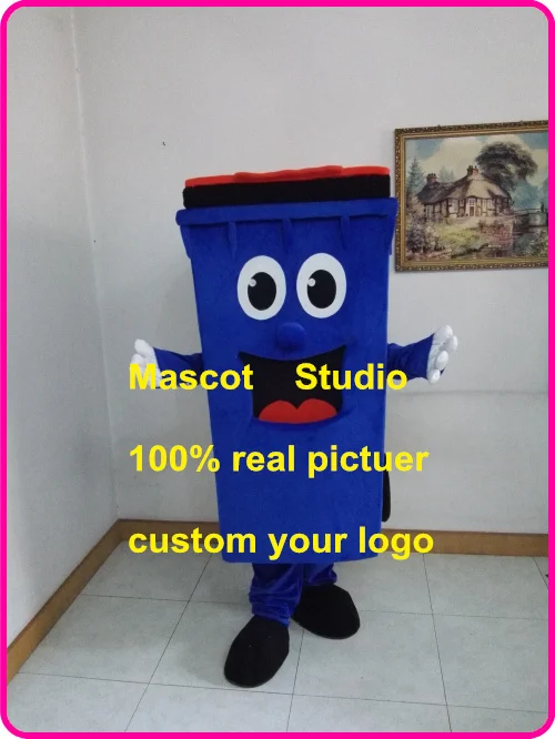 Женский костюм-талисман в виде мусорного бака необычный костюм аниме косплей