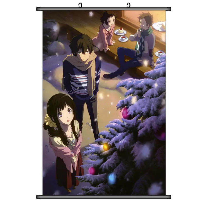 Японское аниме Hyouka Senoue Mamiko Yuasa Shouko Chitanda Eru & Kouchi Ayako домашний декор настенный плакат