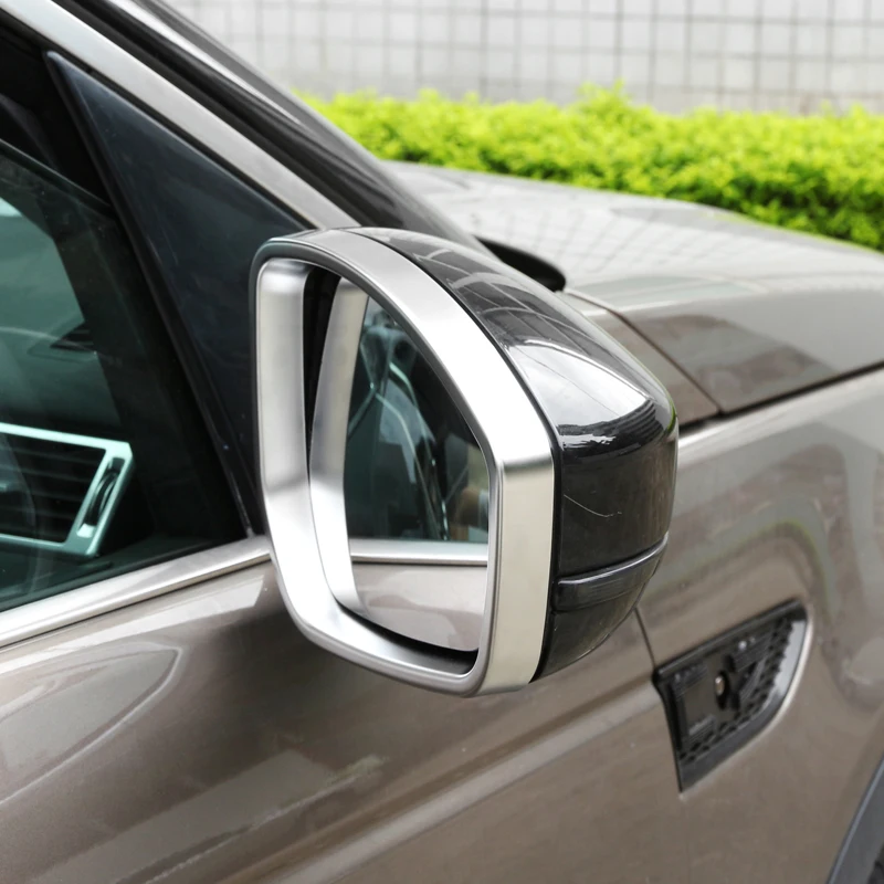 

2pcs Chrome car accessories Outer Look Rearview Mirror Cover Frame Trim For Land Rover Discovery Sport 2015-2018 & RRE 2014-2018