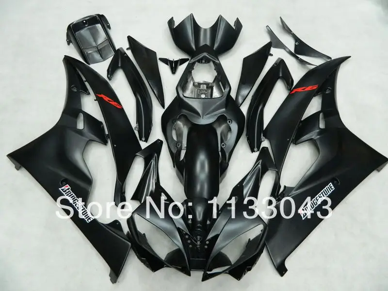 

100%NEW Black fairing kit for Yamaha YZF-R6 06-07 YZF R6 06 07 #b001 YZF 600 R6 2006 2007 ABS motorcycle fairing parts +7gifts