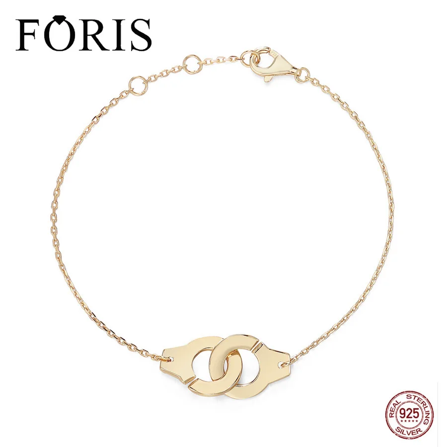 FORIS модные брендовые ювелирные изделия Уникальный стиль браслет наручники для