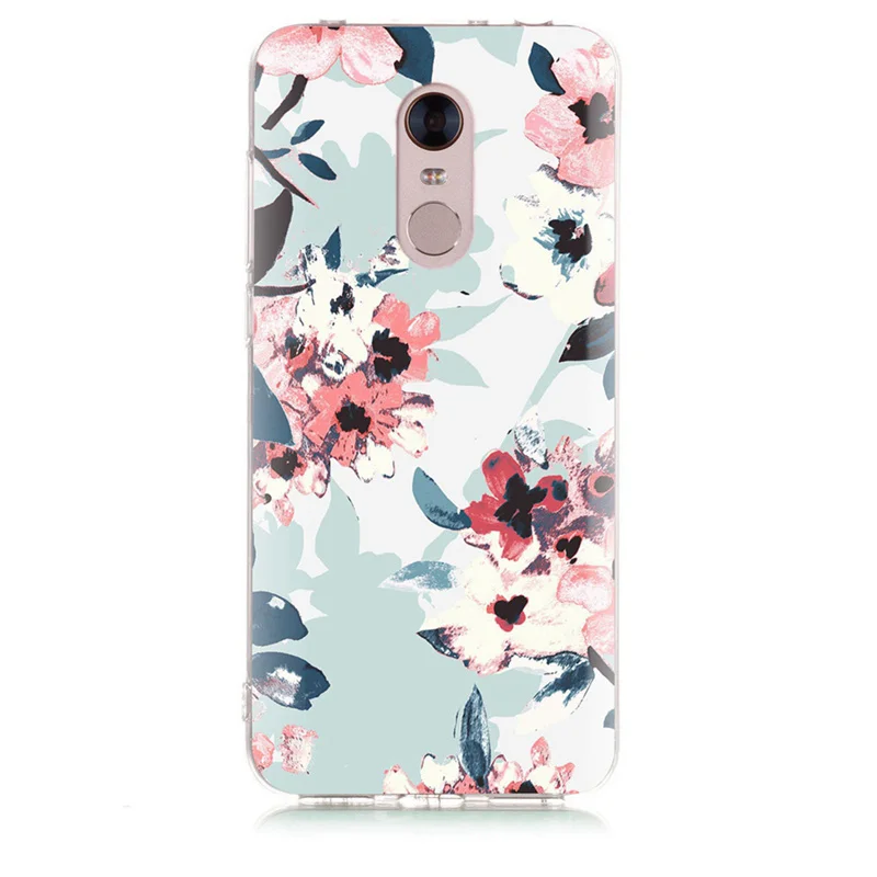 Роскошный чехол для Xiaomi Redmi 4X Note 3 Mi A1 4 Pro 4A 5 6 6pro 5A 6A TPU цветной мягкий с рисунком D122 |