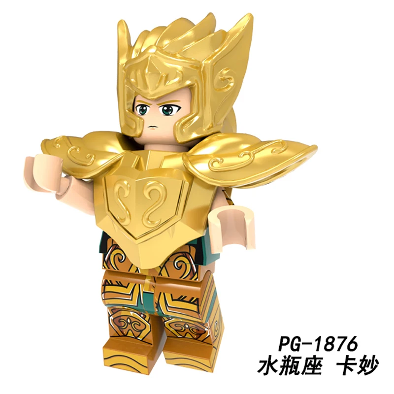 PG1876 Saint Seiya, строительные блоки, 12 созвездий Овен, Телец, рак, фигурки, кирпичи для детей, игрушки PG8212 - Цвет: PG1876