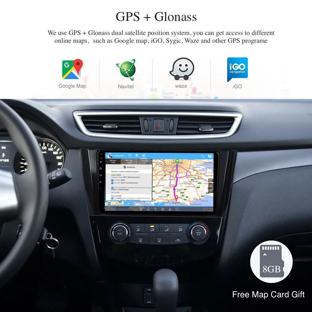 Android 9,0 автомобильный радиоприемник 2 Din gps Navi для Nissan Qashqai/X-trail J11 /космического аппарата изгой, PX6 DSP HDMI ips 4 Гб+ 64 ГБ