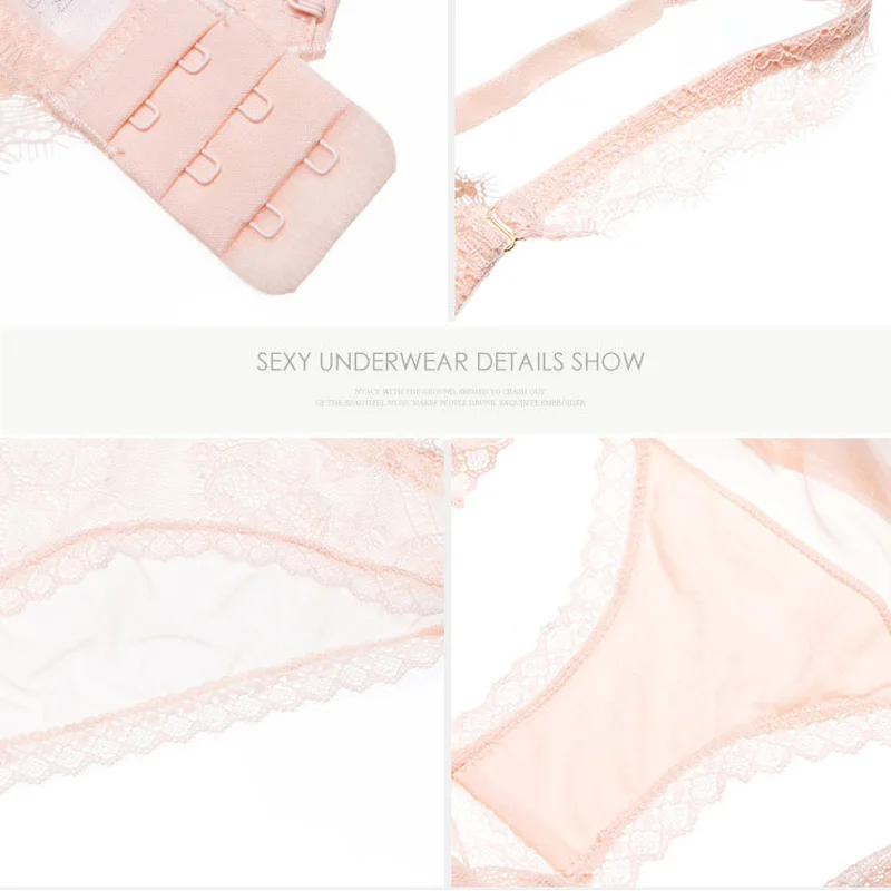 Escero 2017 Новая мода нижнее белье Для женщин пикантные бюстгальтер Кружево Нижнее