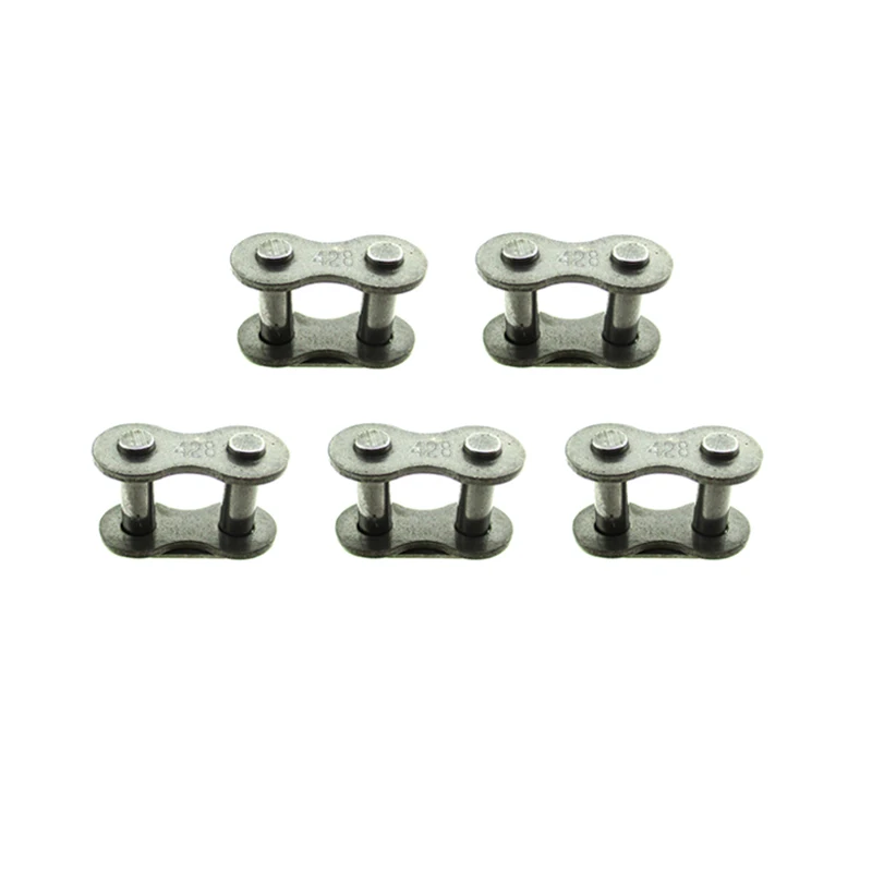 XLSION Aftermarket 5Pcs 428 Chain Repair Kit Master Link Clips Fits Pit Dirt Bike ATV Quad Go Kart | Автомобили и мотоциклы