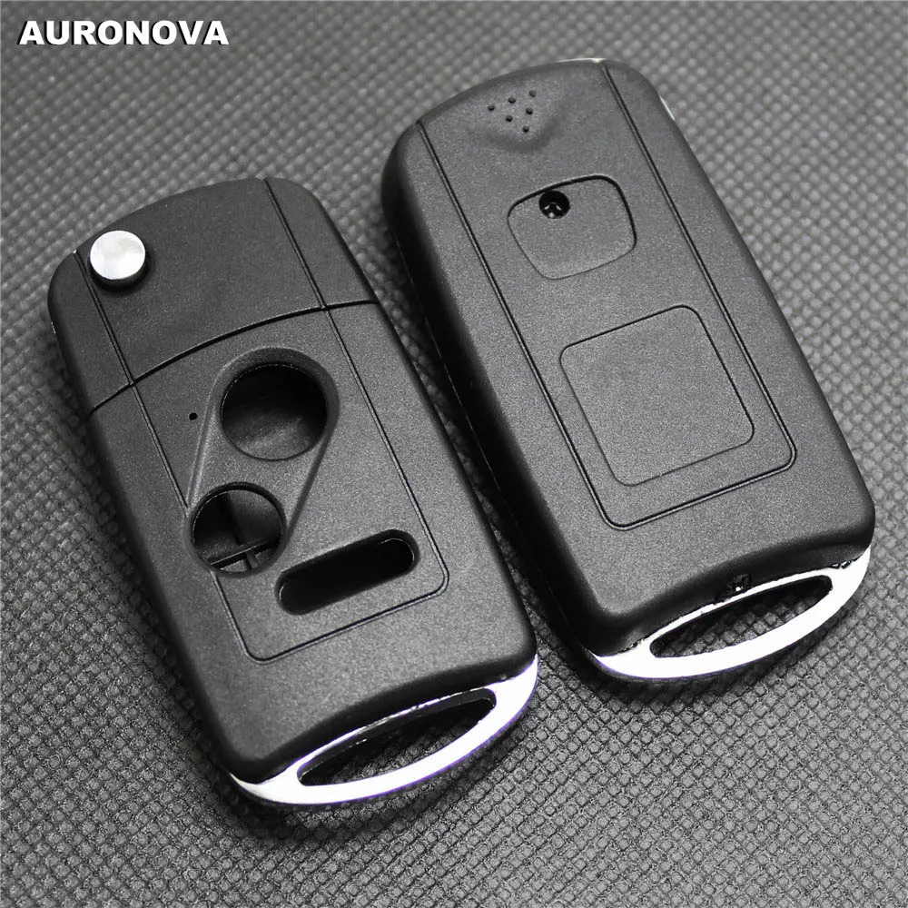 AURONOVA новый обновленный складной чехол для ключа HONDA Fit Accord Civic City Crv 2 + 1 кнопочный