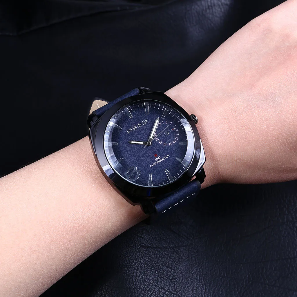 Мужские кварцевые наручные часы zhou lianfa с квартальным шоу Leban Winner Reloj hour