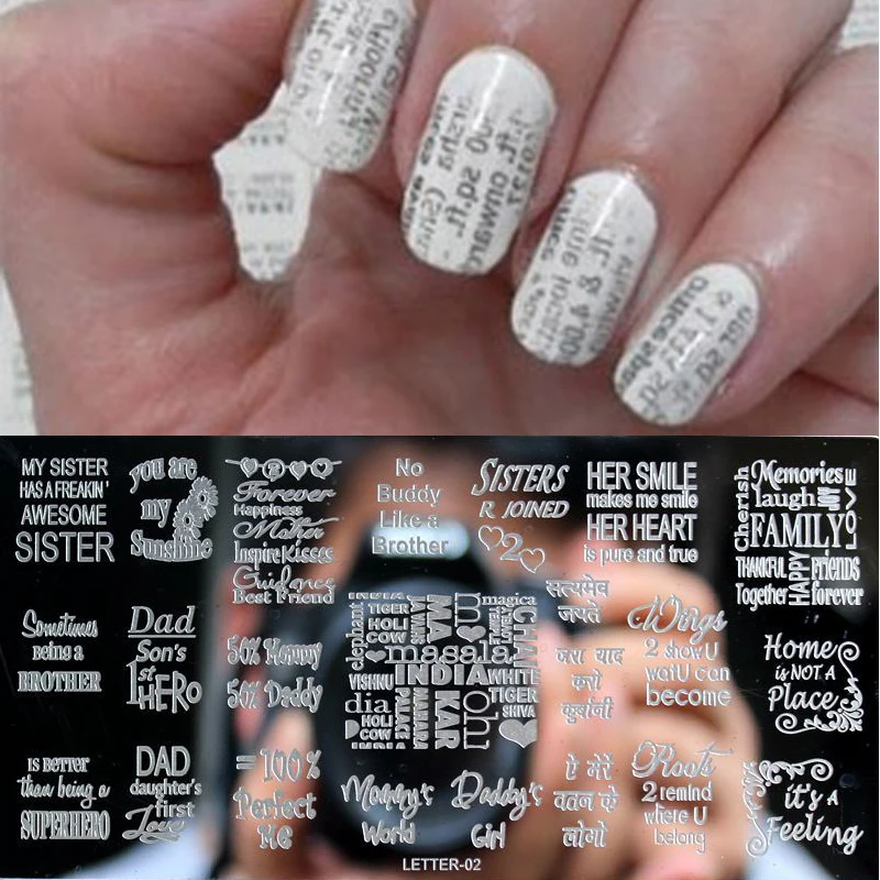 1 шт. пластины для стемпинга нержавеющая сталь|nail stamp tool|stamp toolnail |