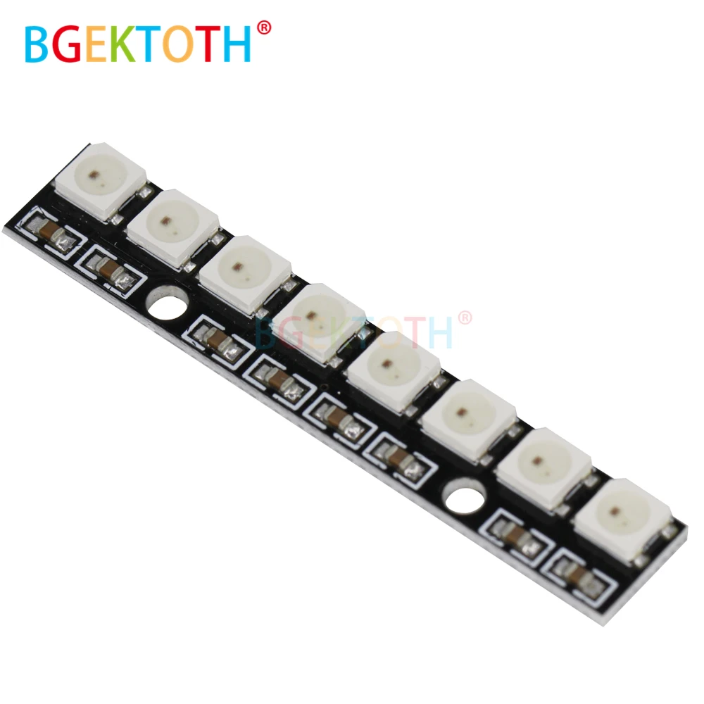 8-канальная светодиодная макетная плата WS2812 5050 RGB | Инструменты
