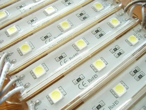 100pcsx супер яркий 5050 Светодиодный модуль SMD 3 светодиодный S светильник