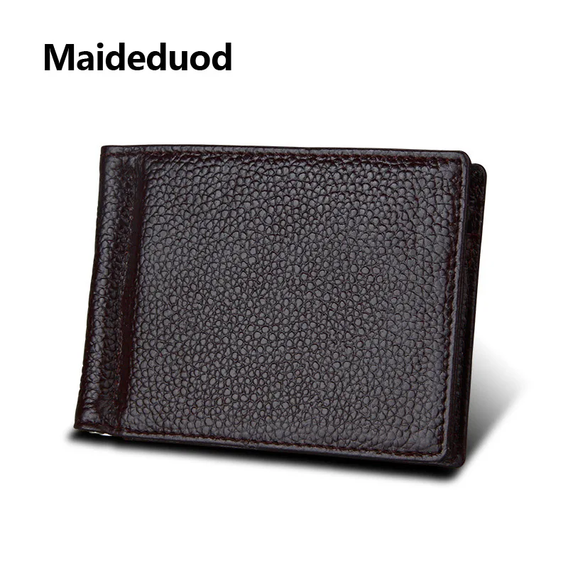 

Maideduod Multi-card Holder Crazy Horse Leather Dollar Purse Retro Casual Fashion Popular Leather Bollar Bill Wallet Card Packag