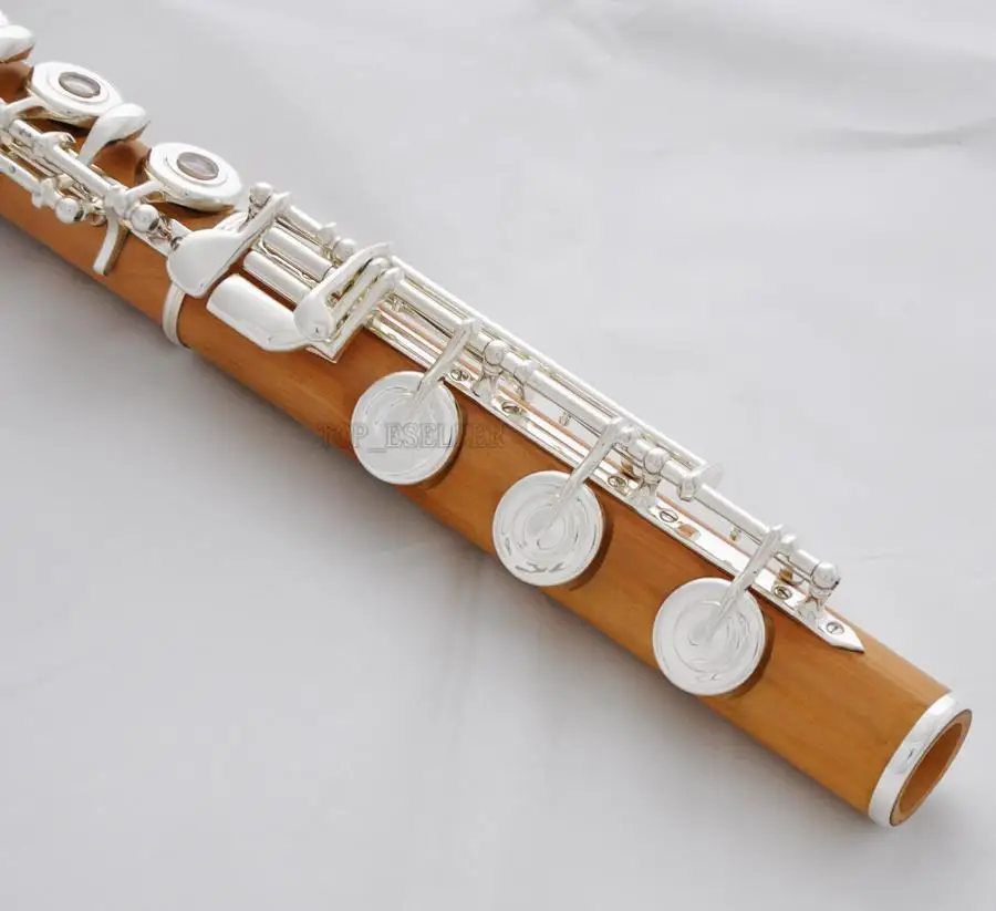 Профессиональные Новый деревянная флейта Самшит Материал 17 отверстие