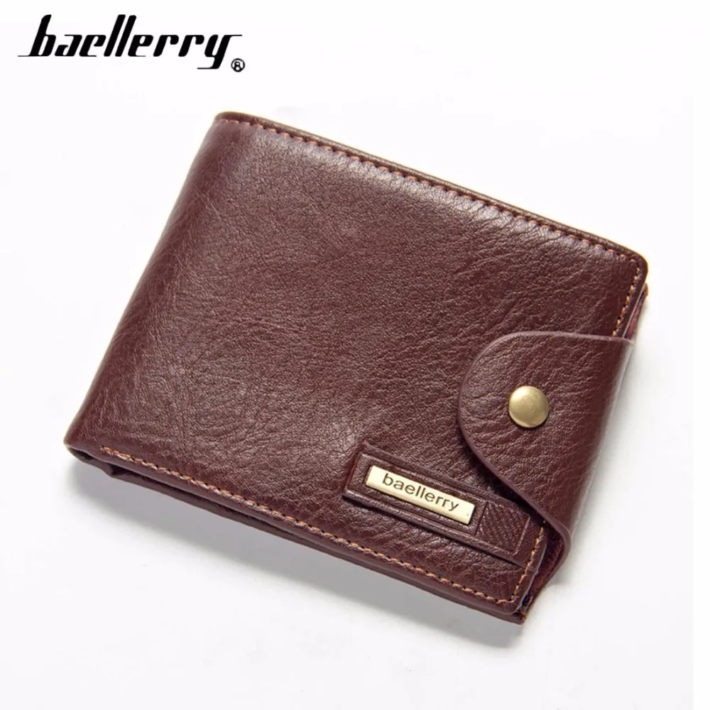 Мужские кошельки baellerry PU кожа короткий дизайн коричневый держатель для карт высокое качество мужской кошелек винтажный держатель для монет мужские кошельки