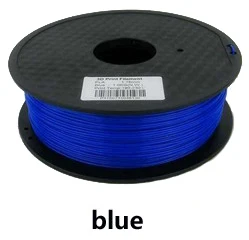 blue Высокопрочная нить 3d принтера PLA/ABS 1,75 мм/3 мм 1 кг цена - Цвет: blue
