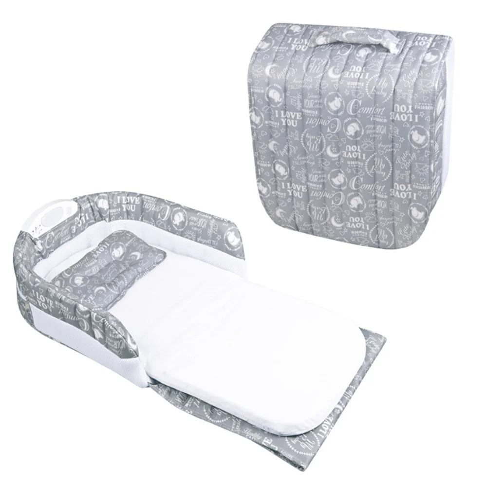Детская портативная кроватка Snuggle Nest детская люлька с ночным освещением