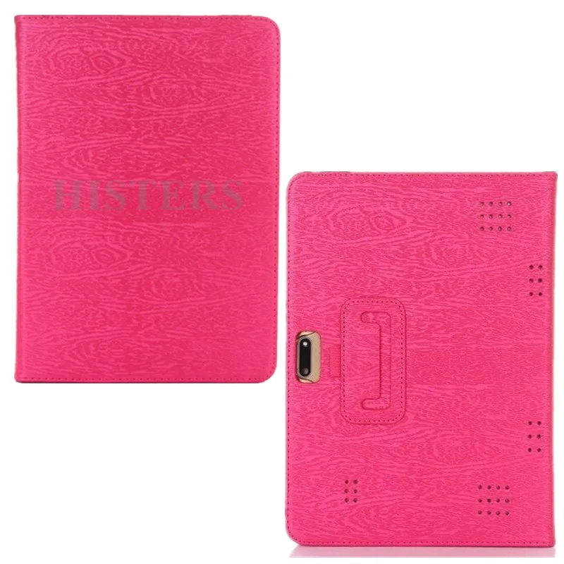 Rose Red Защитная пленка для DEXP Ursus N310 L110 4G 10 дюймов планшет из искусственной кожи чехол-подставка - Цвет: Rose Red