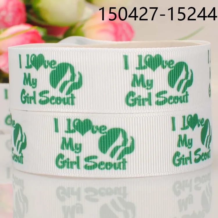 10 ярдов-разные размеры-живое печенье лента напечатанная Grosgrain мультфильм лента - Цвет: 150427-15244