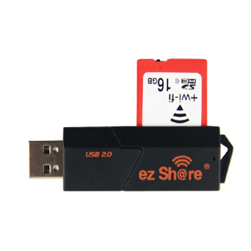 Ez share All in 1 USB 2 0 считыватель смарт карт флэш мульти памяти для TF Wifi SD карты