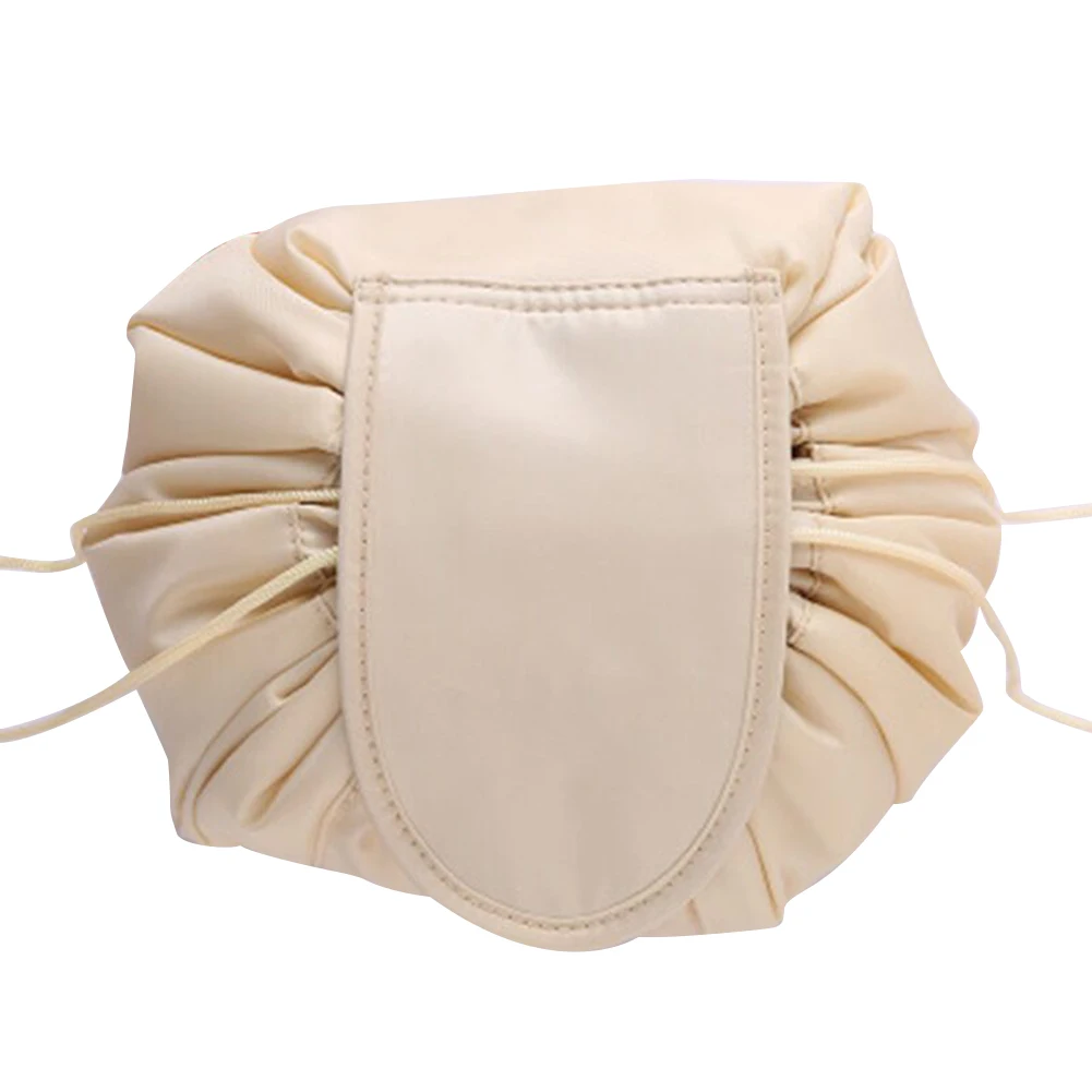 Beige Косметичка, дорожный кейс для косметики, женская косметичка на молнии, органайзер для ванной, сумка для хранения, косметичка, набор для мытья - Цвет: Beige