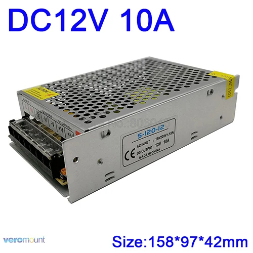 DC12V Светодиодные ленты драйвер адаптера питания 1A 2A 3A 5A 10A 15A 20A 30A 33A переключатель Питание AC110V-220V для работающего на постоянном токе 12 В в Мощность трансформатор - Цвет: 12V 10A