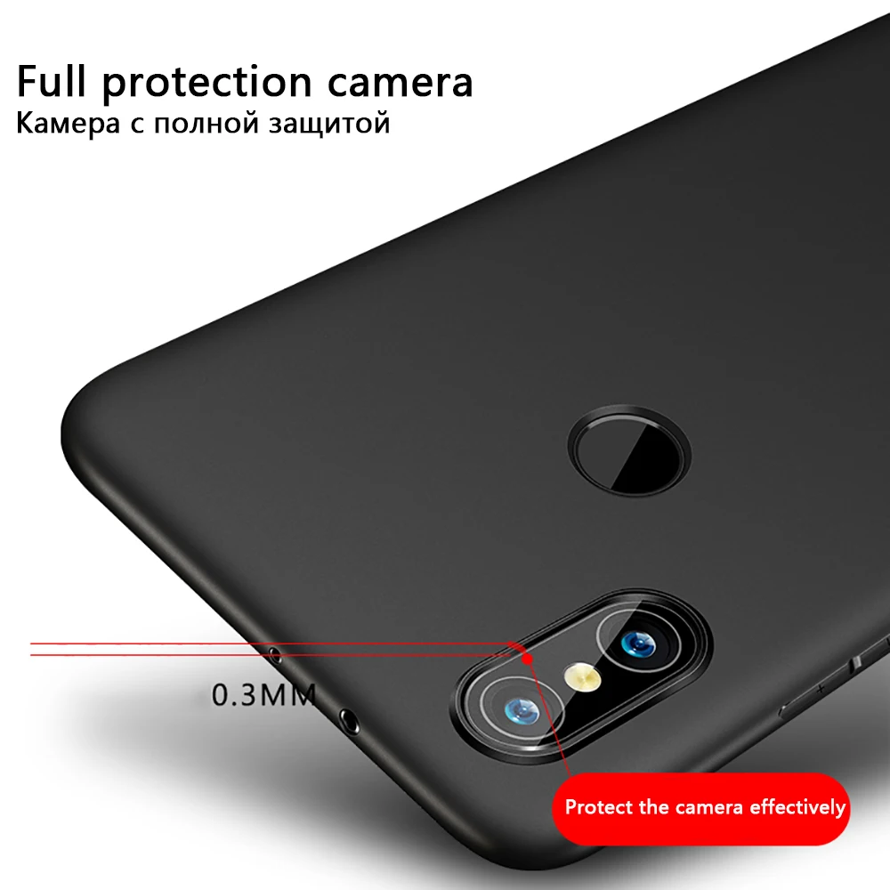 FCOWB For Xiaomi Redmi S2 Case TPU Soft Silicon All inclusive Protector Back Cover Mi 6X |