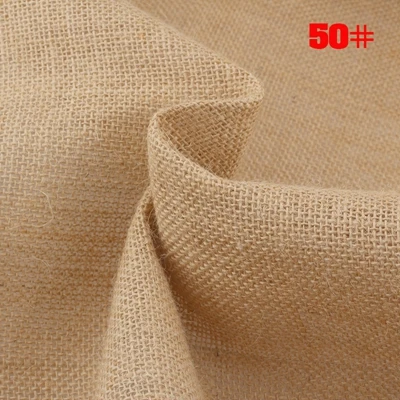 ShuanShuo 30#- 80# мешок из джутовой ткани, льняная ткань для ручной работы, сумки для хранения, рождественские украшения 160*50 см - Цвет: 50