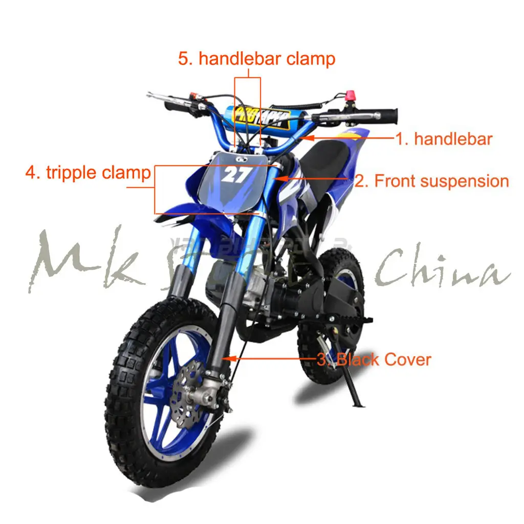 2 тактный защитный чехол на руль передней подвески для маленького Apollo MINI MOTO Orion
