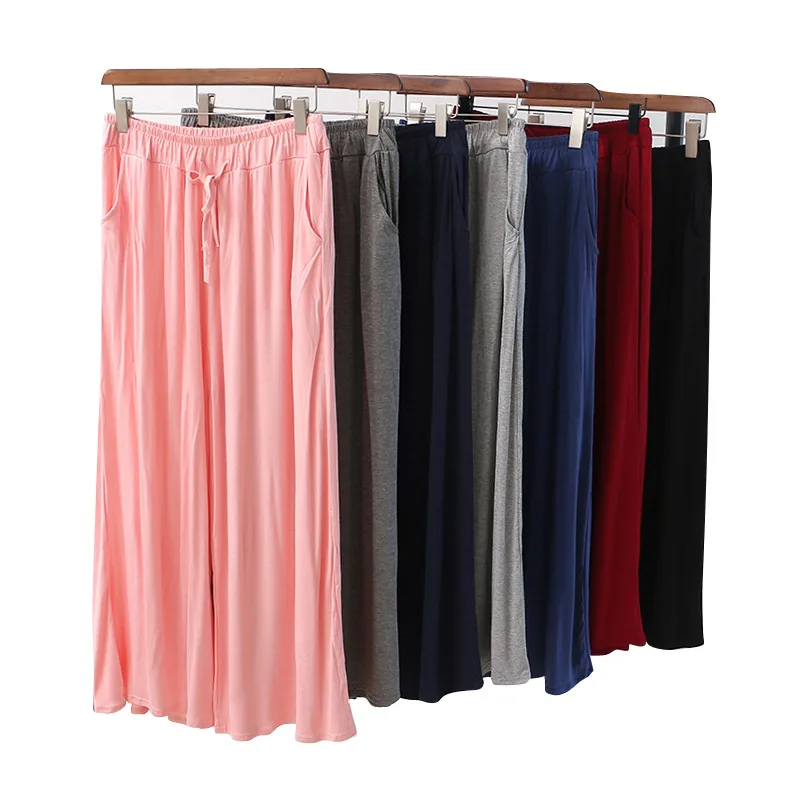 

Wide leg pants women loose casual pants nine pants