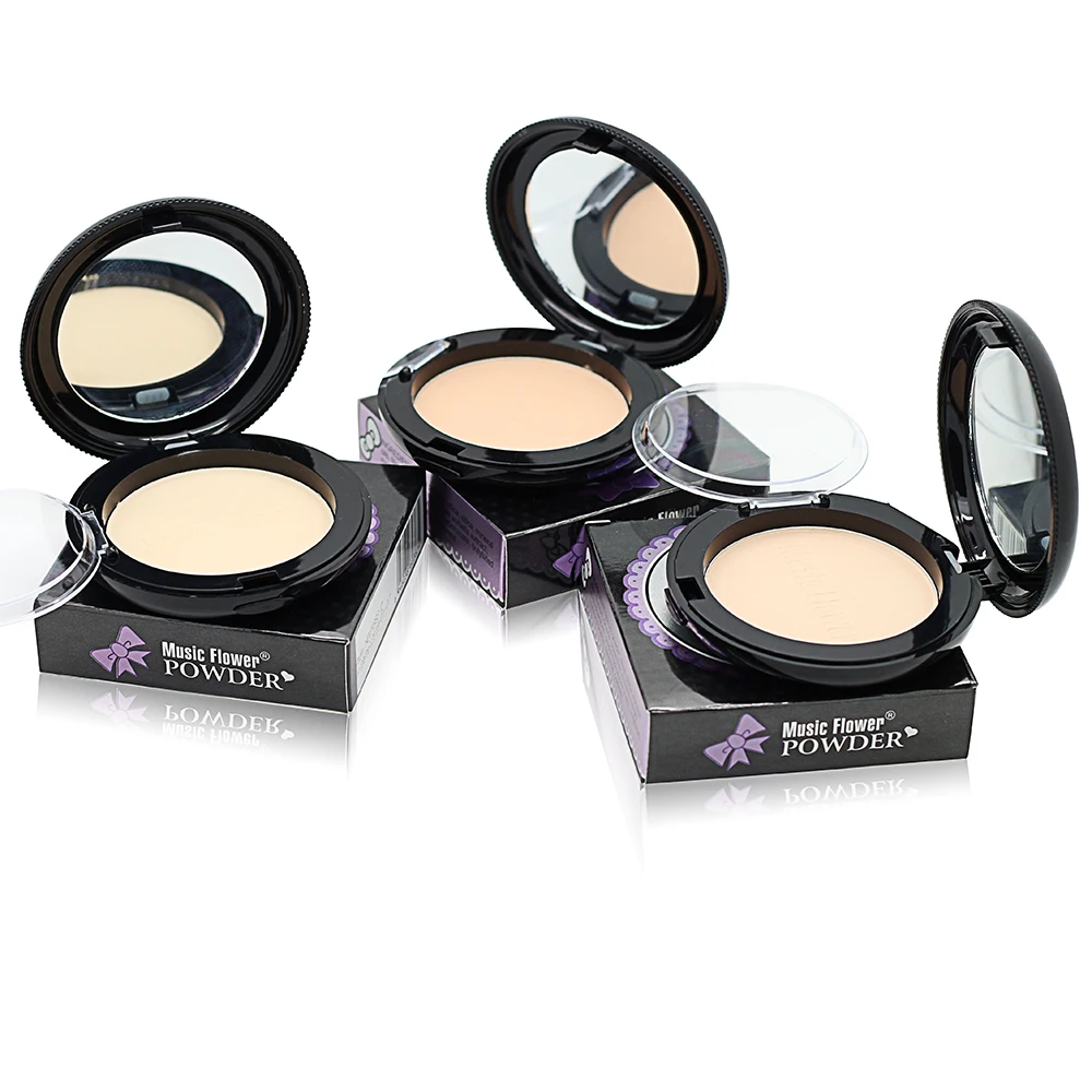 

1 Pcs Face Powder Cats Wink Higlighter Powder Foundation Whitening Concealer With Mirror Conceal Cosmetics Puff