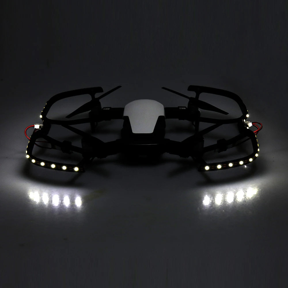 Синий белый DJI Mavic Air Guards вспышка светодиодный светильник ремешок для DJI Mavic Air Аксессуары Mavic Air защита пропеллеров кабель светильник ремень