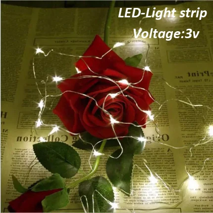 LED 3D Ручная работа, гуашь, ручная работа, литье для ног, набор, клон, порошок, сделай сам, ручная печать, модель, пудра, подарки, форма для украшения дома - Цвет: LED