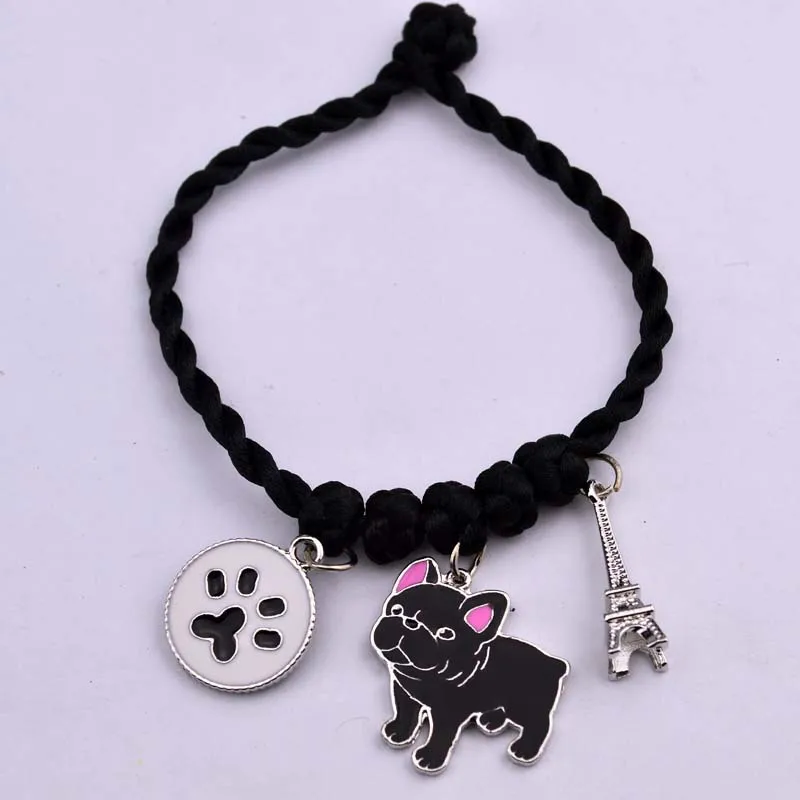 Оптовая продажа Лидер продаж бульдог Цепочки и ожерелья Pet любовник лапы печати