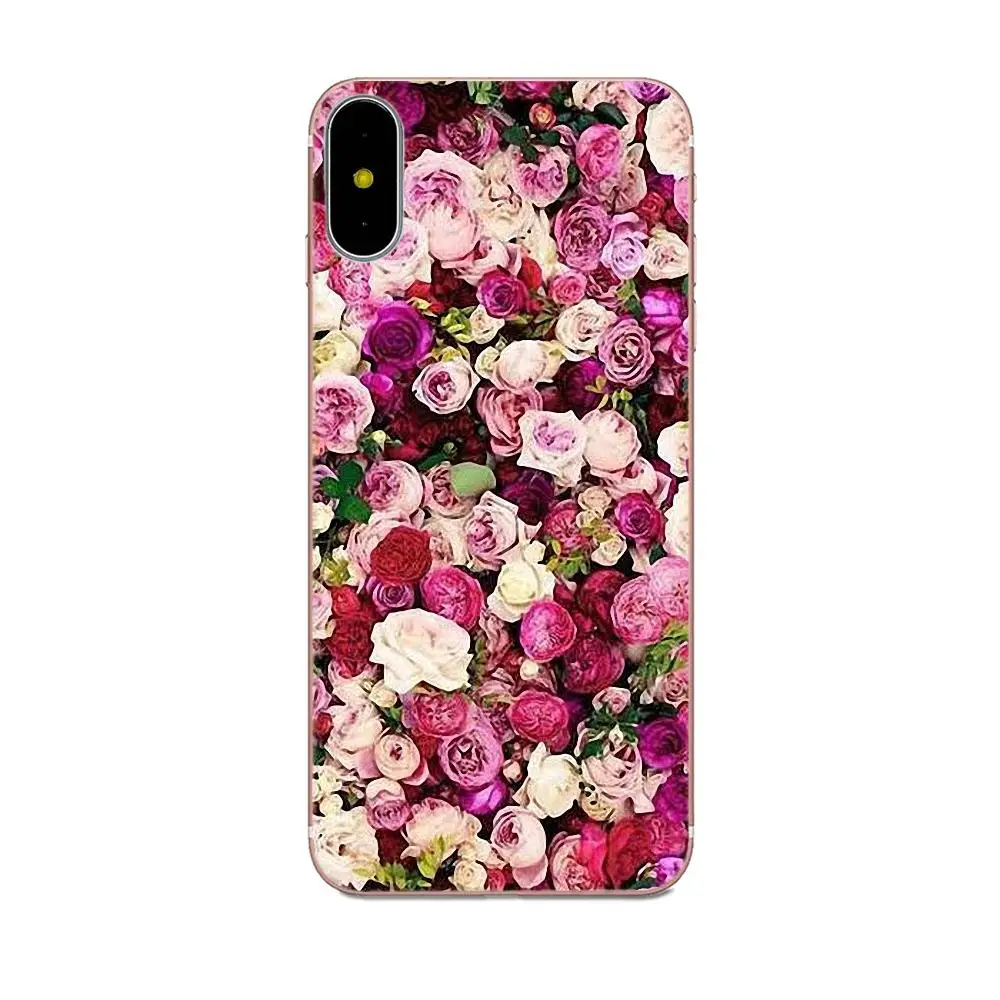 Luxury Phone Case Pink Roses Bouquet Fresh For Galaxy J1 J2 J3 J330 J4 J5 J6 J7 J730 J8 2015 2016 2017 2018 mini Pro | Мобильные