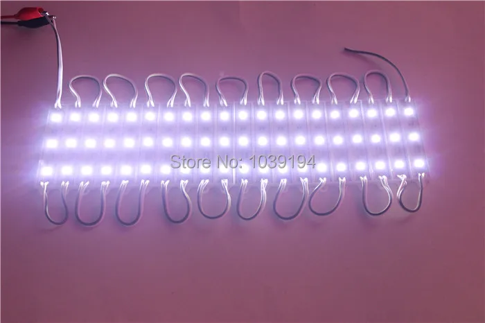 200 шт. 5050 3 светодиодных модуля белый водонепроницаемый DC12V LED Канал Буквы высокой