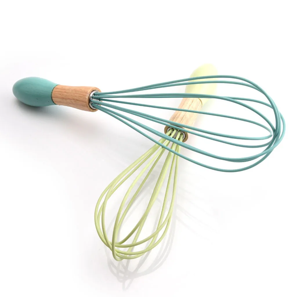 Manual egg beater kitchen utility handle stainless steel mixer balloon whisker tool L0423 | Дом и сад