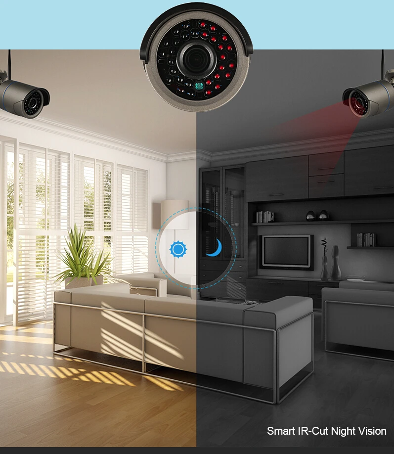 Techage 1080P wifi CCTV IP камера 12 дюймов ЖК монитор беспроводная система NVR 2MP HD аудио звук P2P видео CCTV комплект видеонаблюдения