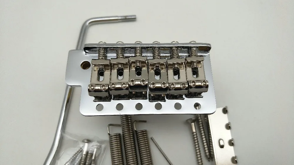 Гитарный мост один vibrato медное основание подходит для гитара Stratocaster/серебро Сделано в Корее