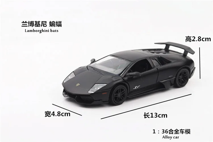 lambor bats 1:36 игрушечный автомобиль Diecasts& Toy транспортные средства Модель автомобиля Моделирование внедорожник Супер спортивный автомобиль G63 Q7 Ford GTR CLS Camaro Подарочная игрушка для детей - Цвет: lambor bats