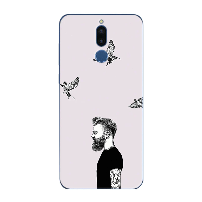 Caetoon Fastion Стиль чехол для huawei Maimang 6 Nova 2i ТПУ окрашенные мобильный телефон оболочки