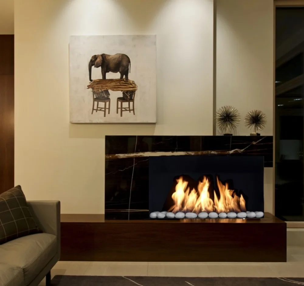 Inno Живой огонь 36 дюймов 90 см электрическая умная горелка Биоэтанол Камин |