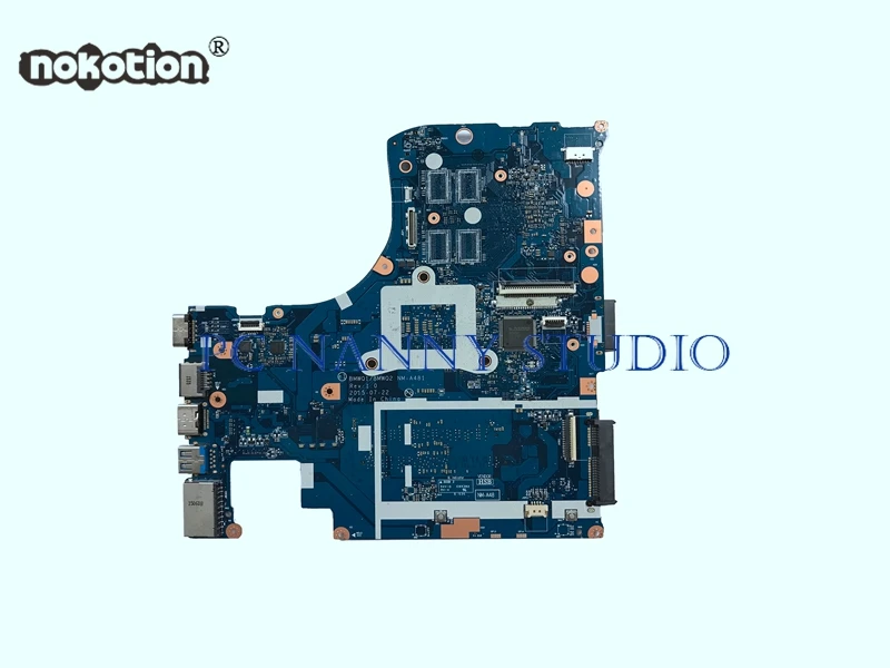Материнская плата NOKOTION FRU 5B20K38204 BMWQ1 BMWQ2 материнская для ноутбука Lenovo Ideapad 300 15ISK с