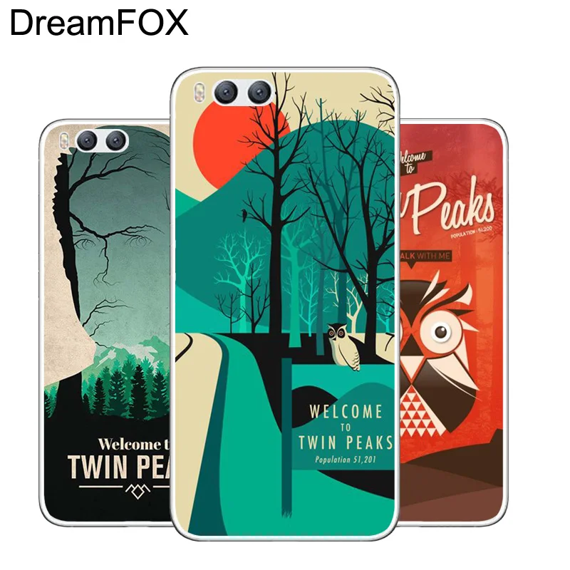 DREAMFOX L406 чехол Добро пожаловать в Твин Пикс Мягкий ТПУ силиконовый для Xiaomi Mi Note 2 3 4
