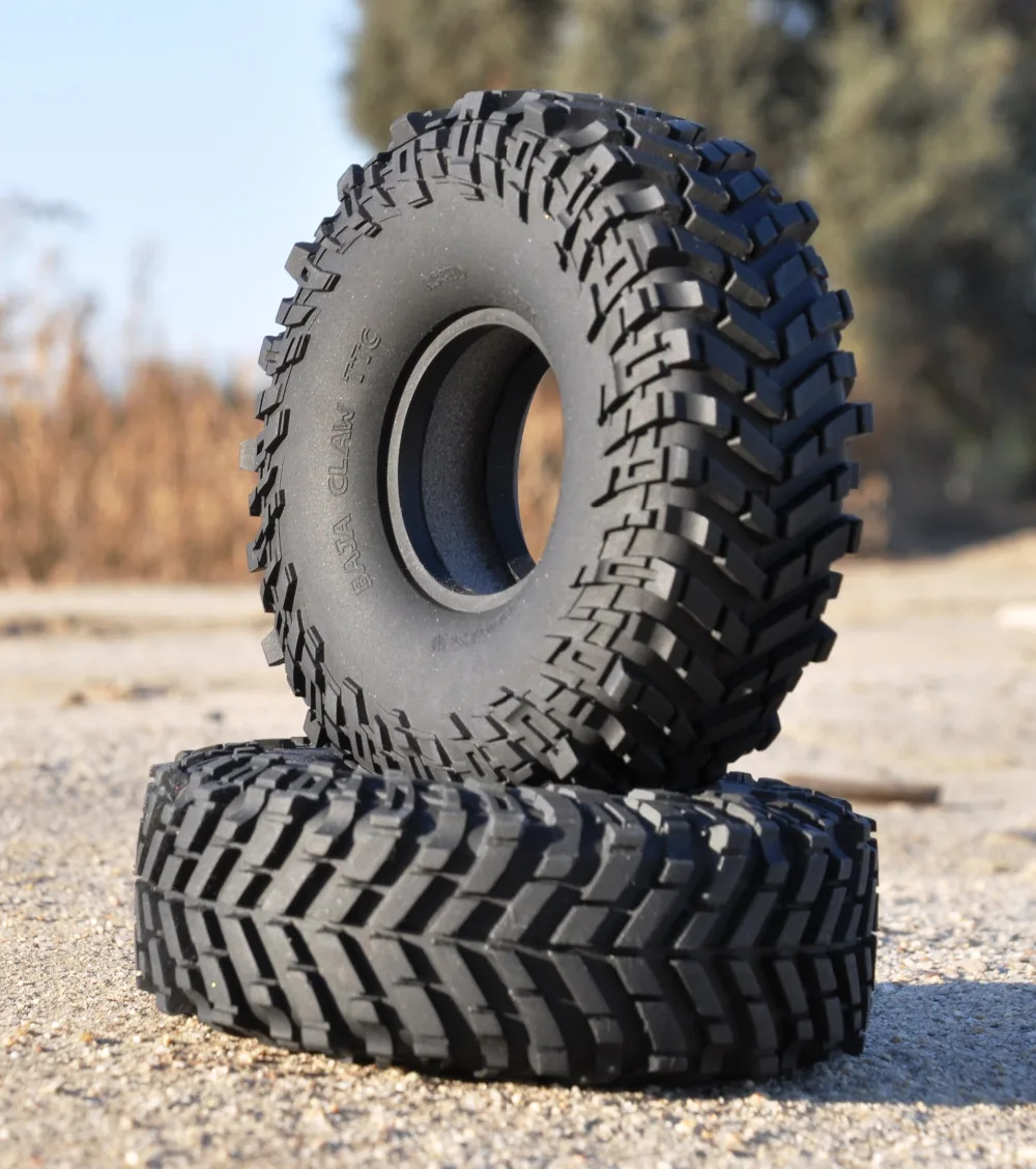 Шины 120 мм 2 шт. 1 9 дюйма для Tamiya CC01 RC88WD TF2 D110 SCX10 II ROCK CRALWER 1/10 RC D90 AX90046 AX90047 Cruiser/FJ40 Hulix